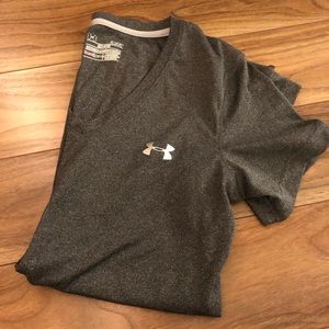 Dark gray under armour work out shirt